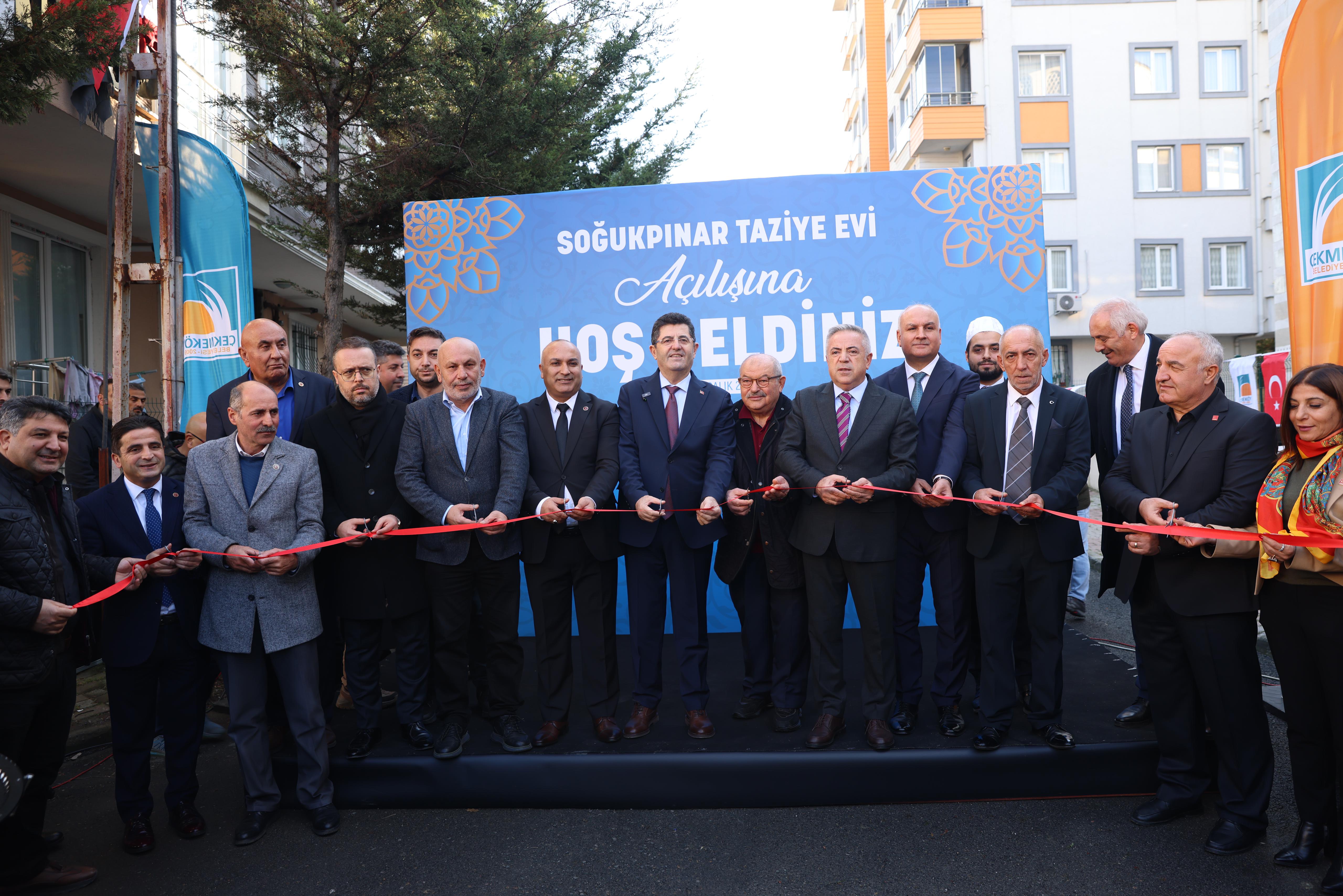 ÇEKMEKÖY’ÜN İLK TAZİYE EVİ DUALARLA AÇILDI