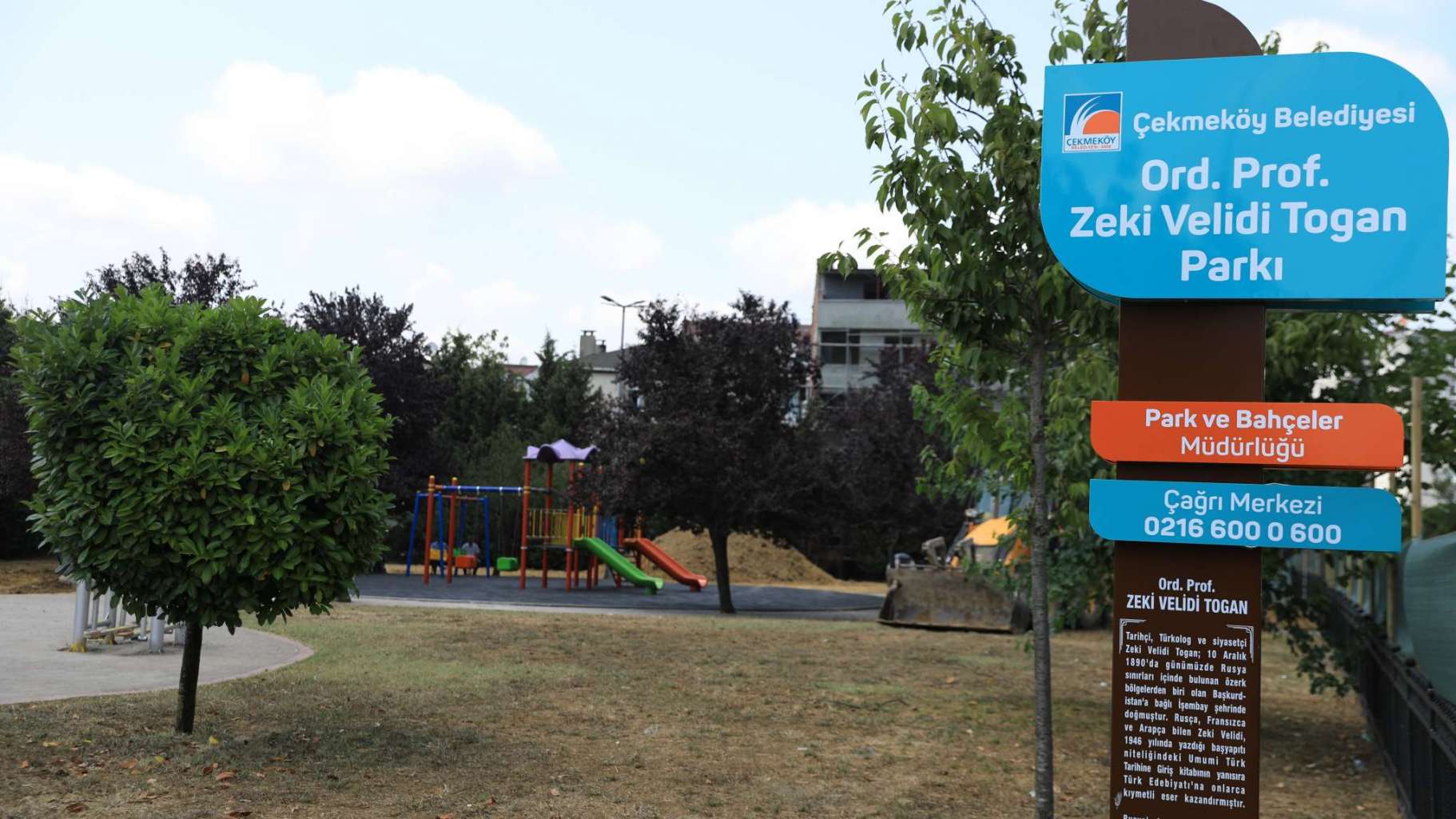 Parkın altyapısının ve sulama sisteminin olmadığı ortaya çıktı
