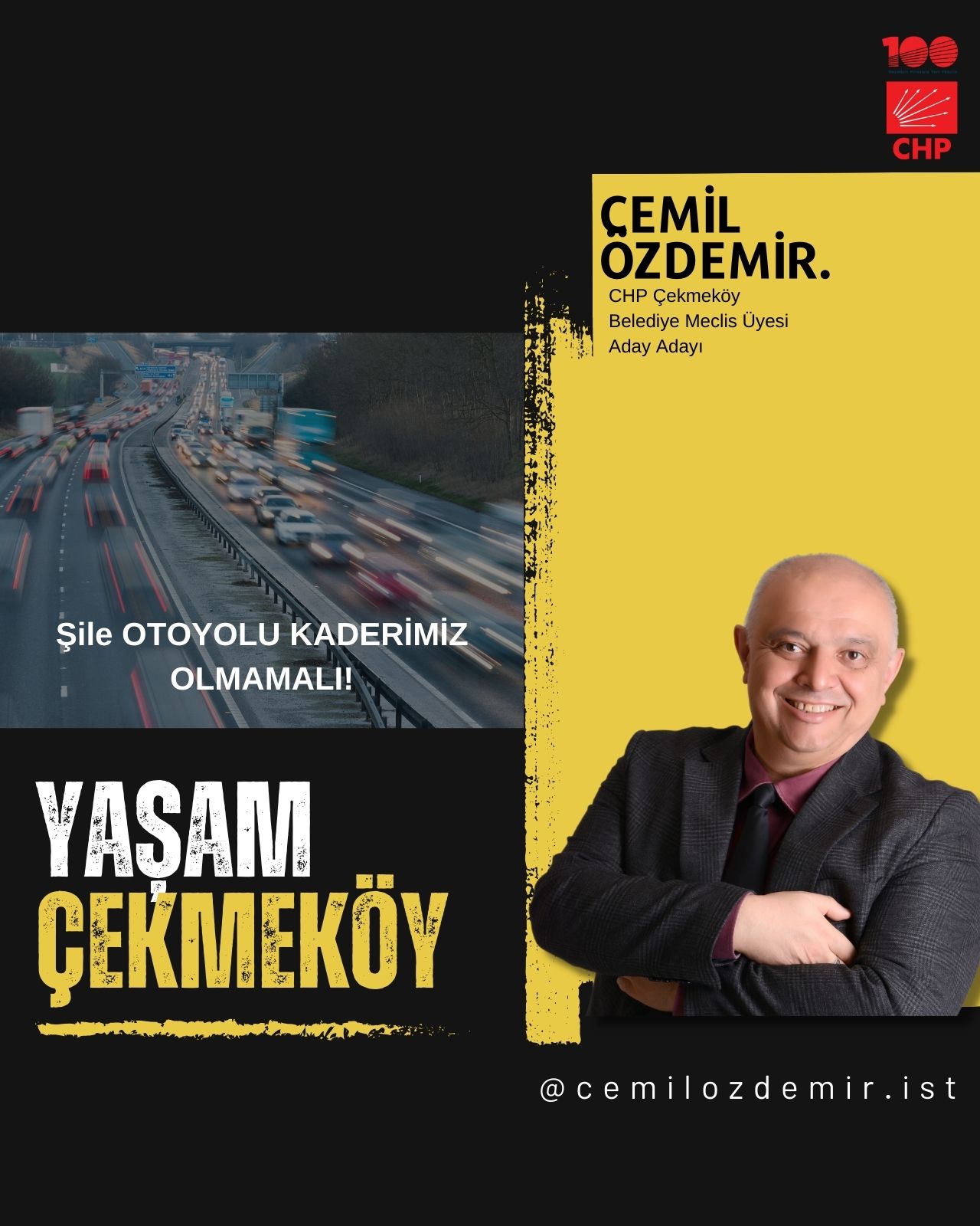 Cemil Özdemir : Gelin, birlikte Çekmeköy'ü geleceğe taşıyalım!