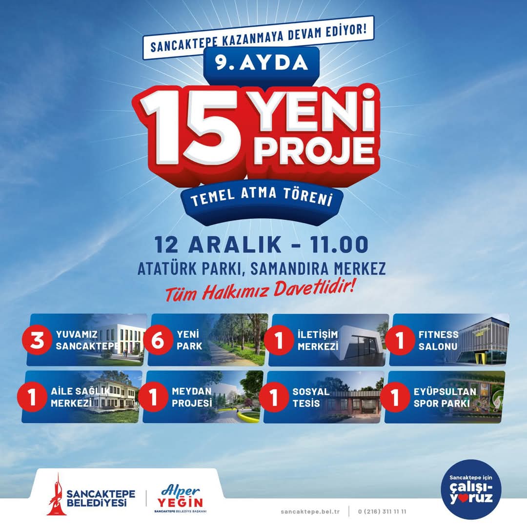 Alper Yeğin'den 15 dev proje daha:  Özgür Özel ve İmamoğlu katılıyor