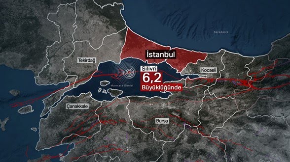 SON DAKİKA: İstanbul'da 6.2 büyüklüğünde deprem!