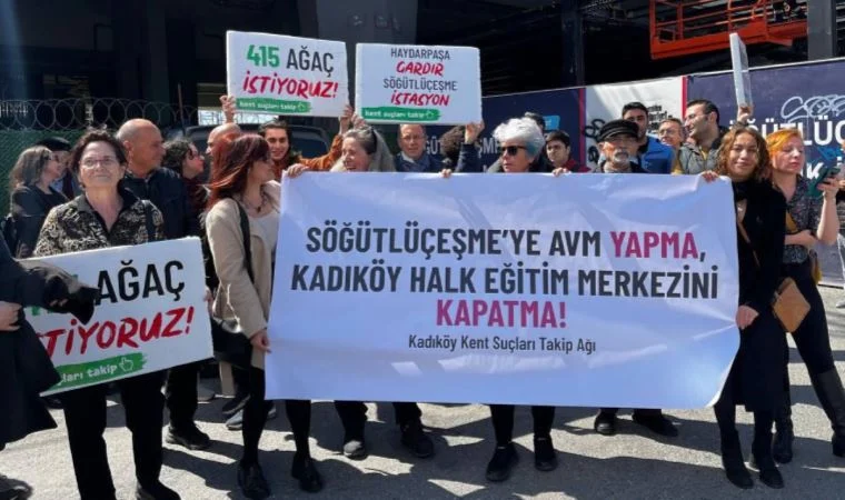 Kadıköy, AVM projesine karşı bir araya geldi