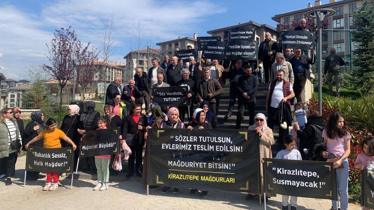 Kirazlıtepe mağdurları 3 aydır eylemde: Kiraları ödenmiyor ki