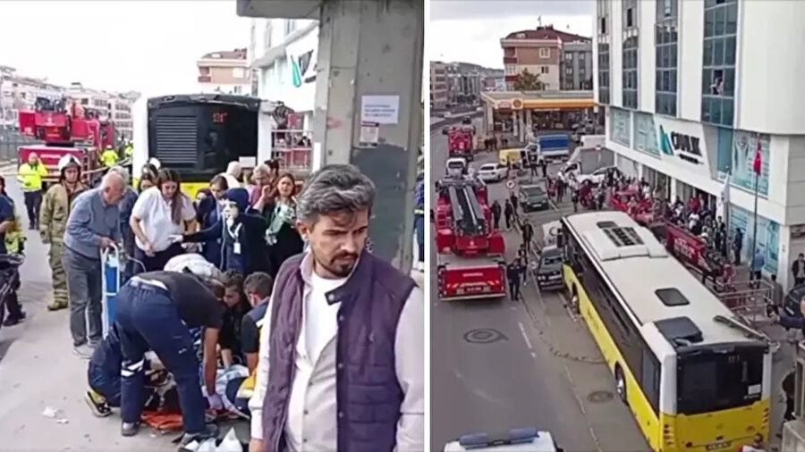Çekmeköy'de İETT şöförü durağa daldı:  Yaralılar var 
