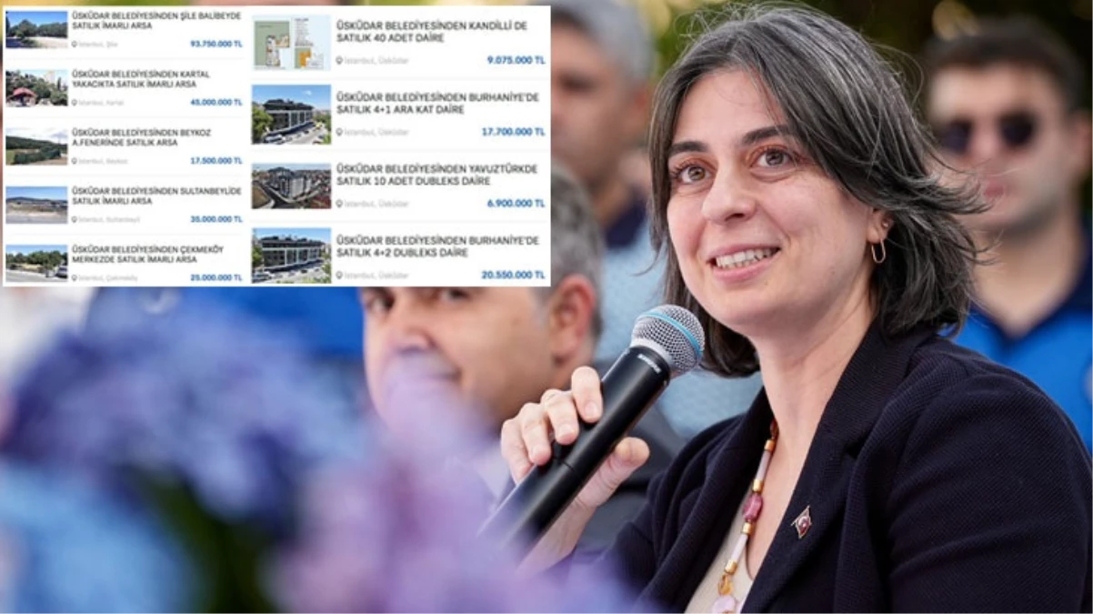 Üsküdar Belediyesi milyonluk arsaları ve daireleri satışa çıkardı